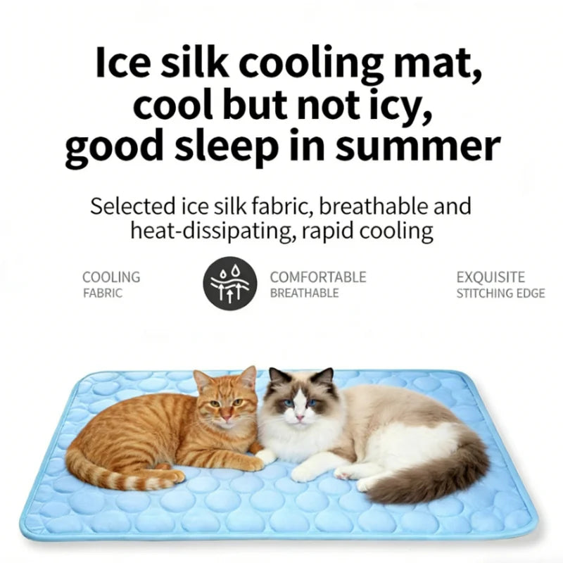 Dog Cooling Mat Summer Pet Cold Bed Extra Large For Small Big Dogs Pet Accessories Cat Durable Blanket Sofa Cat Ice Pad Blanket