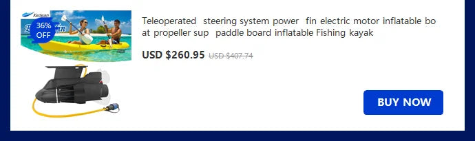 380W 600W Electric Fin Stand Up Paddle Board Push Motor Electric Power Fin SUP Surf Kayak POWER FIN Underwater motor