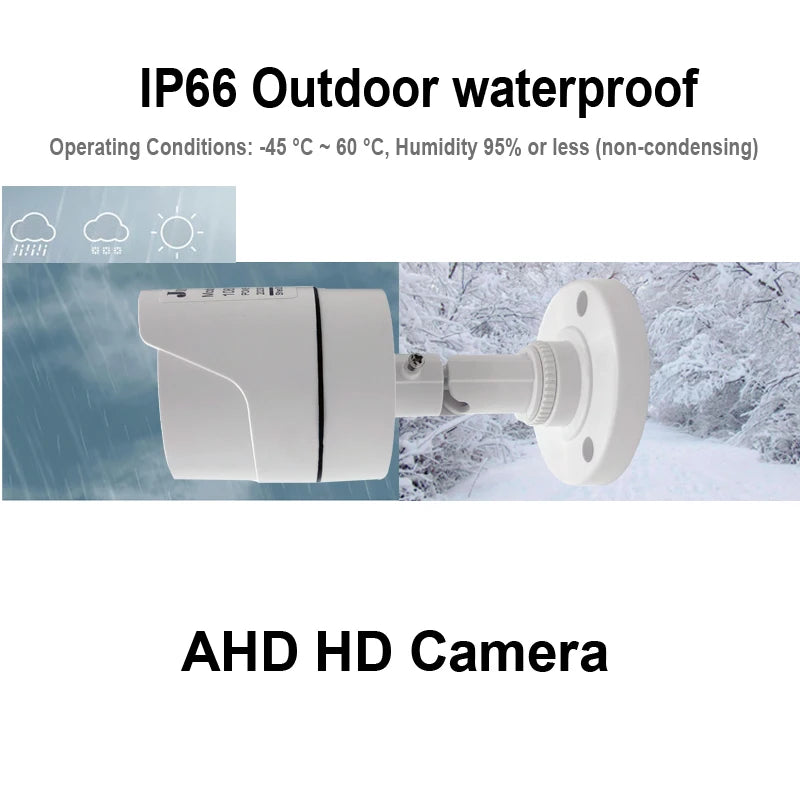 AHD Camera CCTV Video Security Surveillance Infrared NightVision Outdoor Indoor CVI 960H 1080P 5MP HD Home Cam Monitor