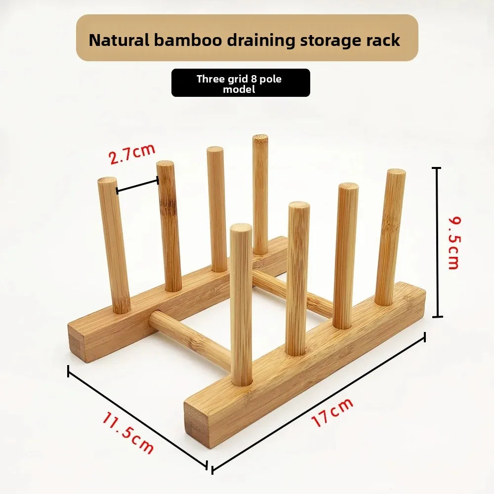 Multifunctional Cup Plate Organizer with Cutting Board Holder, Space Saving Eco-Friendly Kitchen Storage for Home & Supermarket