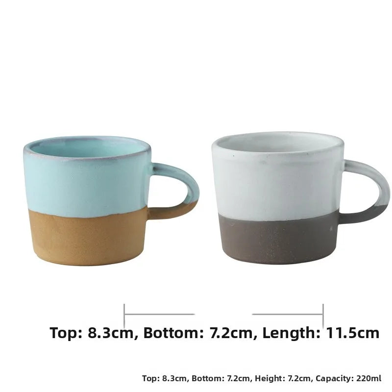 Nordic Style Ceramic Mug Creative Tea Cup Water Cup Simple Home Use Drinking Cup Afternoon Tea Coffee Cup for Adults