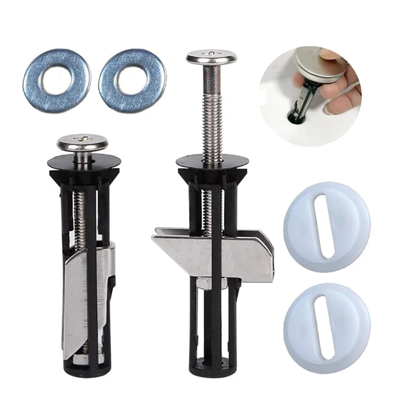 Duty Toilet Seat Fastener Bolt Kit Toilet Seat Screws Replacement Kit Universal Toilet Cover Fixing Accessories