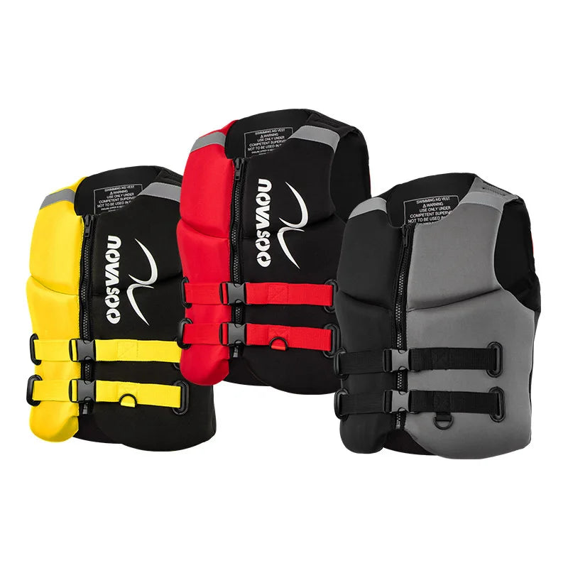 Professional Swimming Life Jacket Large Buoyancy Water Ski Vest Anti-collision Rafting Surfing Various Water Sports for Adults