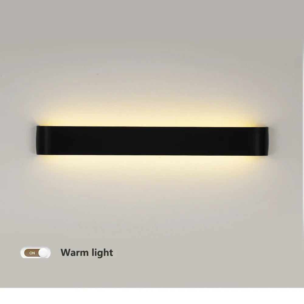 Modern Led Wall Lamp Sconce Light Decor Living Room Bedroom Indoor Wall Light For Home Brushed Aluminum Wall lighting Fixture