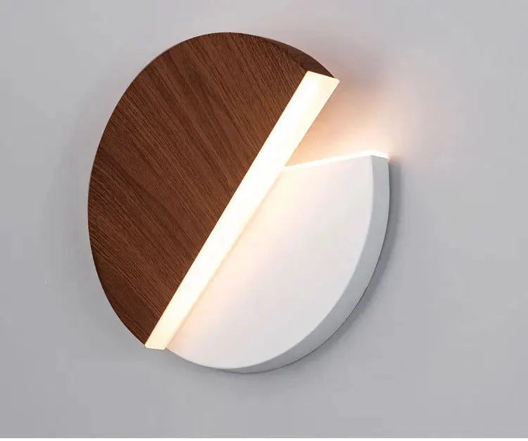 LED Wall Lamp 360 Degree Rotation Adjustable Bedside Lights White Black Creative Wall Light  Modern Bedroom Loft Aisle Lamps