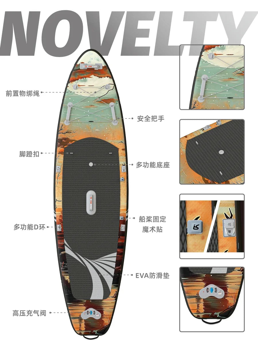 Inflatable Paddleboard SUP Surf Yoga Stand Up Paddleboard