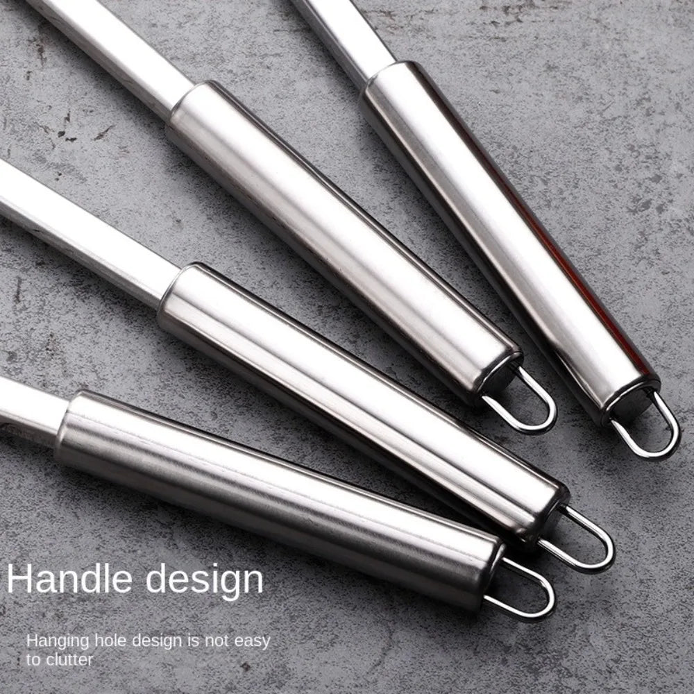Durable Stainless Steel Wok Spatula Long Handle Kitchen Gadgets Kitchen Cooking Utensil Set Slotted Turner Cooking Tools