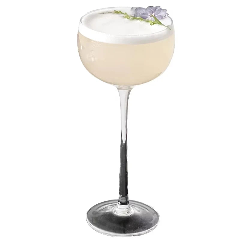 Japanese Handmade Cocktail Martini Glasses Slightly Tipsy Wine Glasses Crystal Tower Cups Goblets Tea Wine Glasses