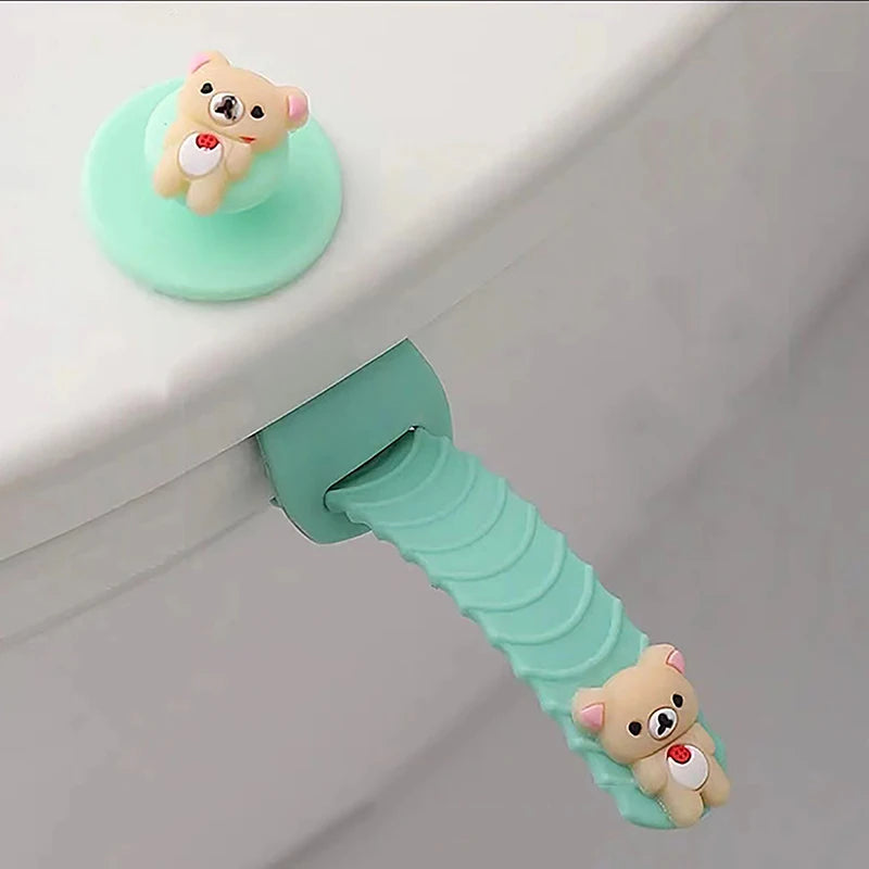 2 Pieces/set Lift Seat Handle Bracket Toilet Lid Lifter Toilet Lid Lifting Tool Ring Bezel Bathroom Sanitary Toilet