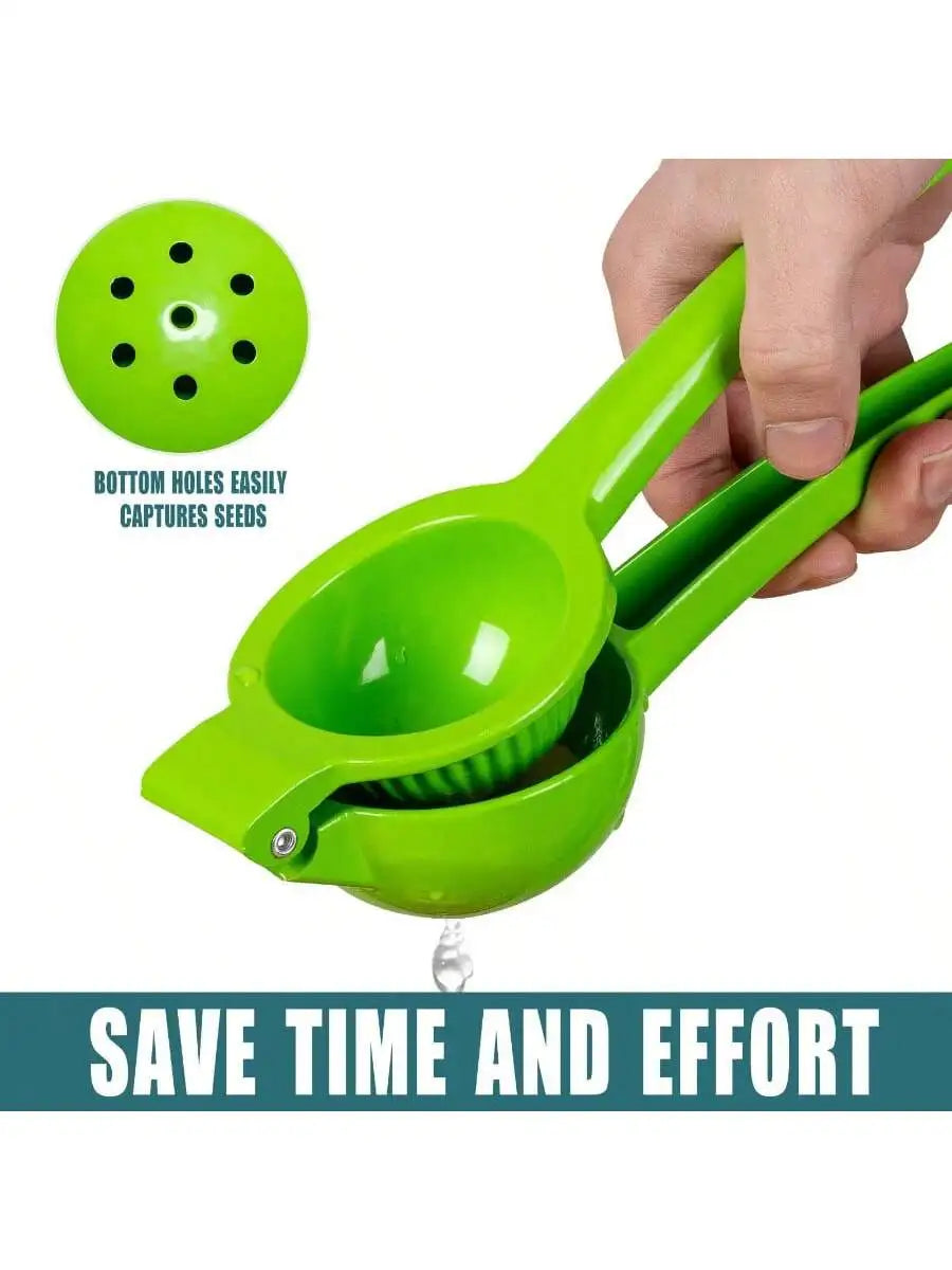 1/2pcs Premium Metal Manual Lemon Juicer Professional Citrus Squeezer for Lime Orange Fruit Juicing Kitchen Gadgets Yellow Green