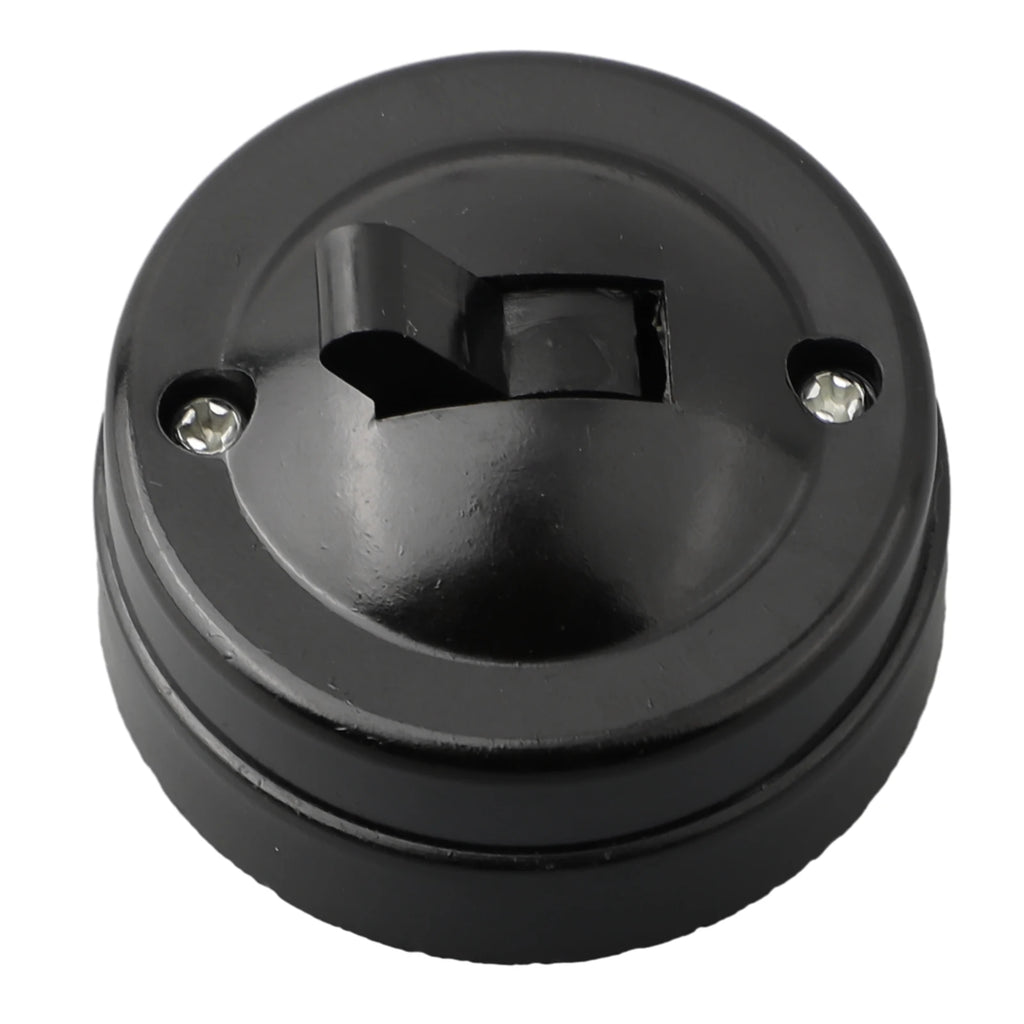 Single Control Switch Round Wall Mounted Easy Install Household Light Switch Retro Retro Style 1PC High Quality