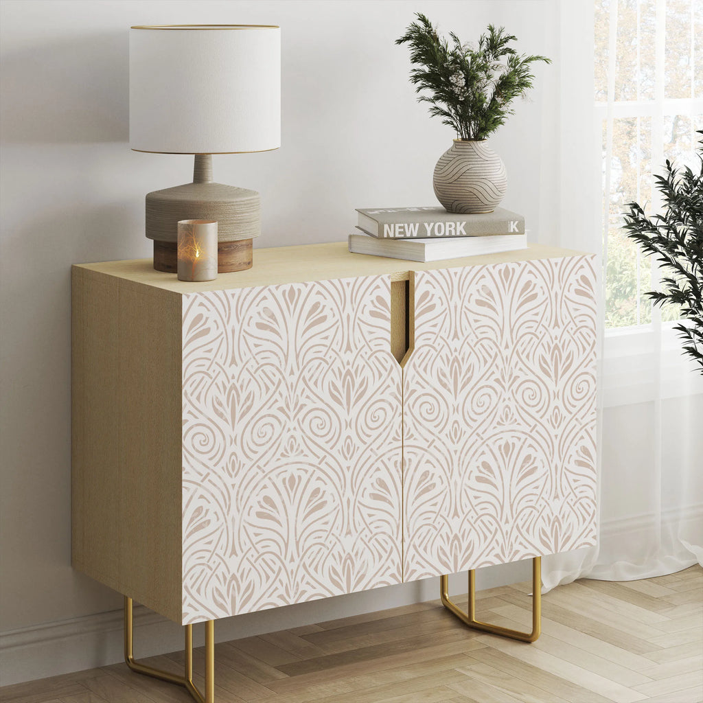 Geometric Peel and Stick Wallpaper Boho Modern Light Brown Self Adhesive Wallpaper Removable Contact Paper for Bedroom Bathroom