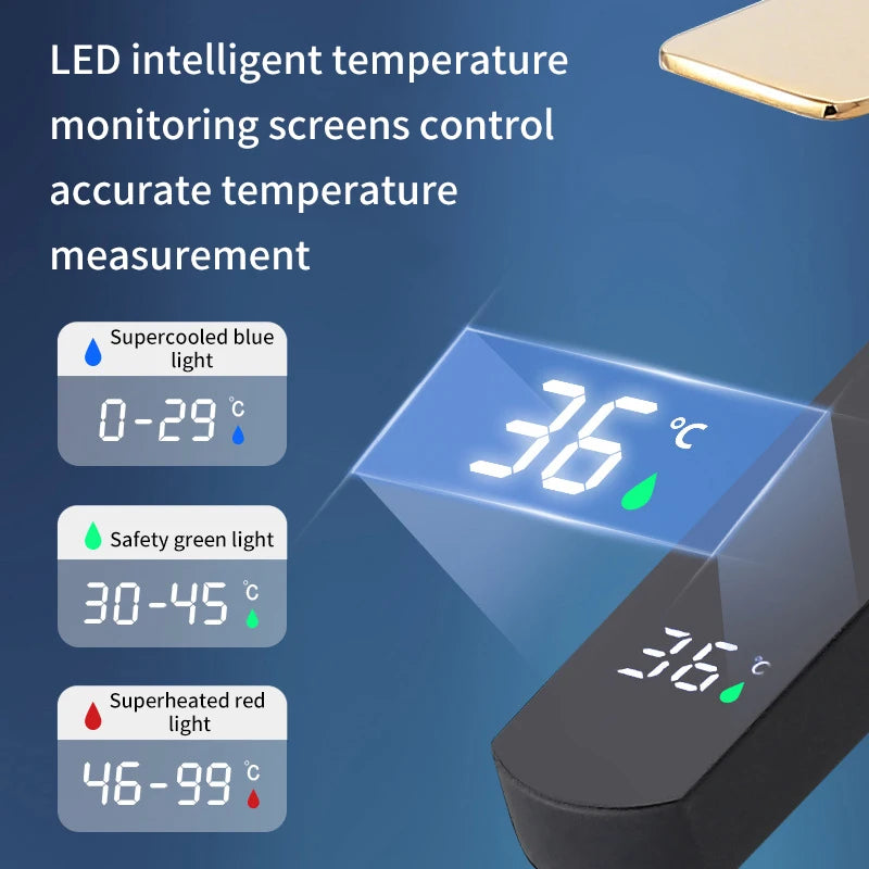 Touch LED Digital Faucet Temperature Display Basin Faucet Hot Cold Mixer Tap Ceramic Valve Core Kitchen Bathroom Accessories