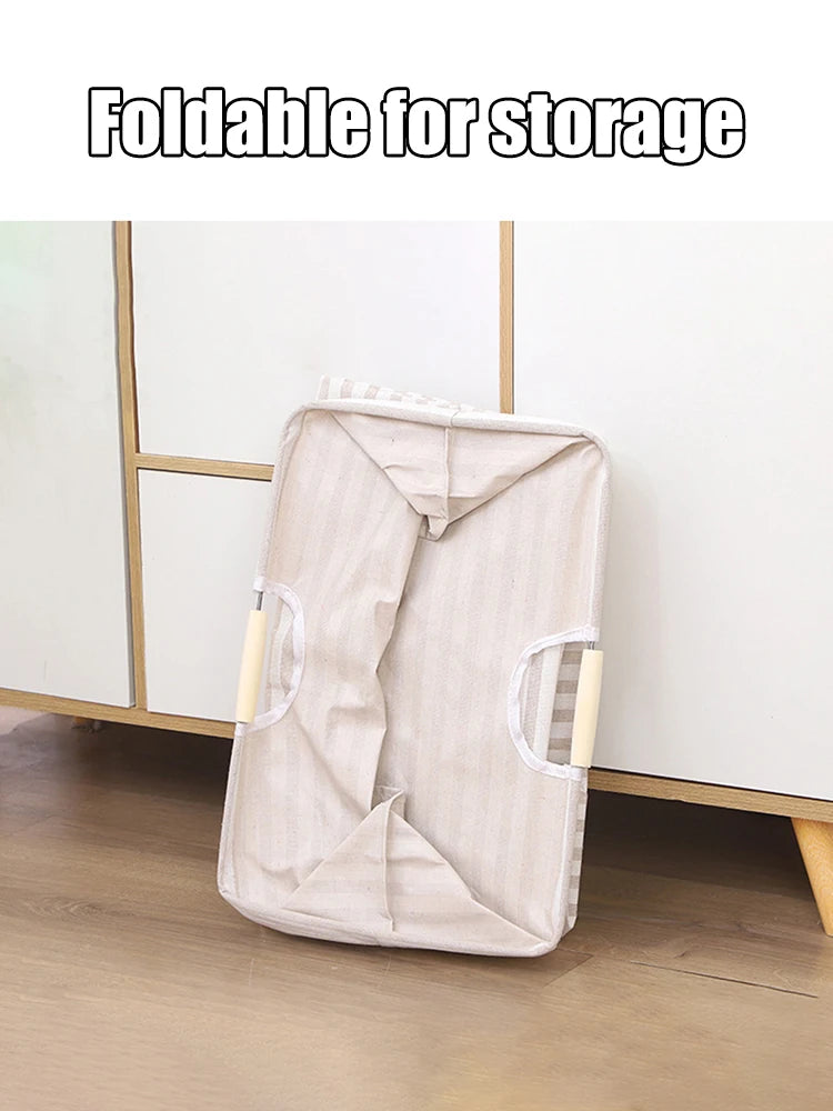 Large Capacity Laundry Storage Dirty Clothes Storage Basket with Handle Hamper Collapsible Laundry Basket Bathroom Accessories
