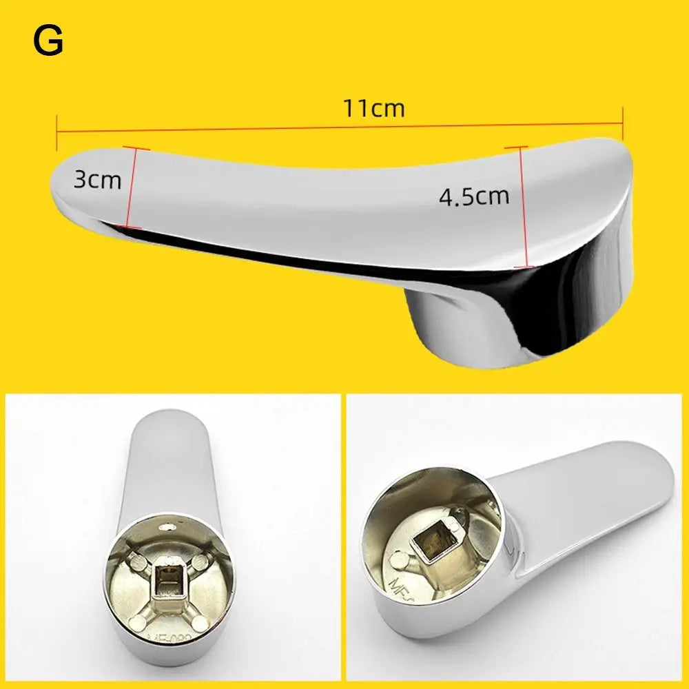 35mm/40mm Kitchen Hot Cold Faucet Switch Handle Basin Mixer Tap Metal Replacement Cover Bathroom Taps Repair Accessories