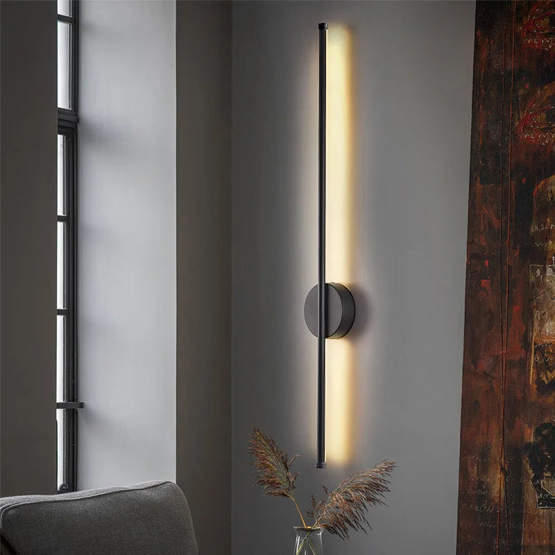 Indoor Touch Switch Dimmable LED Wall Lamps for TV Background Hardwired Long Press Dimming LED Wall Lights Wall Sconce Bedroom
