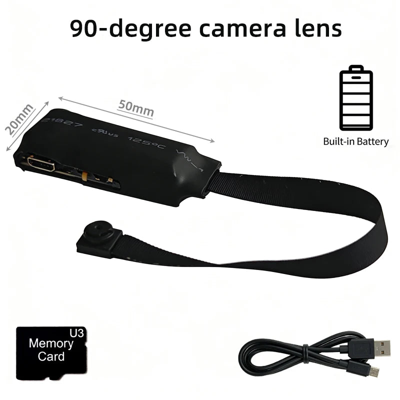 4K HD Mini WiFi Camera - Remote Viewing Motion Detection DIY Home Nanny Style Surveillance Cam