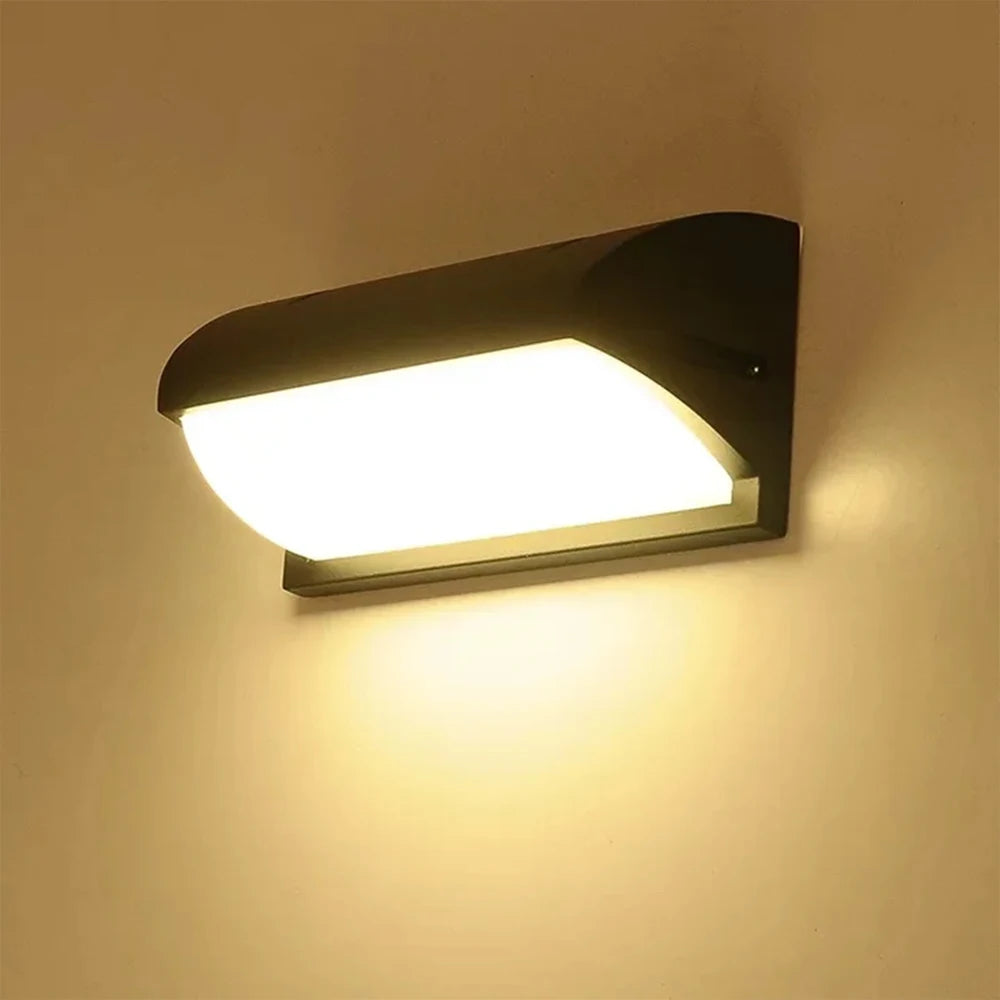 Modern Outdoor LED Wall Light Waterproof 110V 220V Exterior Wall Light For Porch Garage Garden Courtyard Villa Indoor Wall Lamp