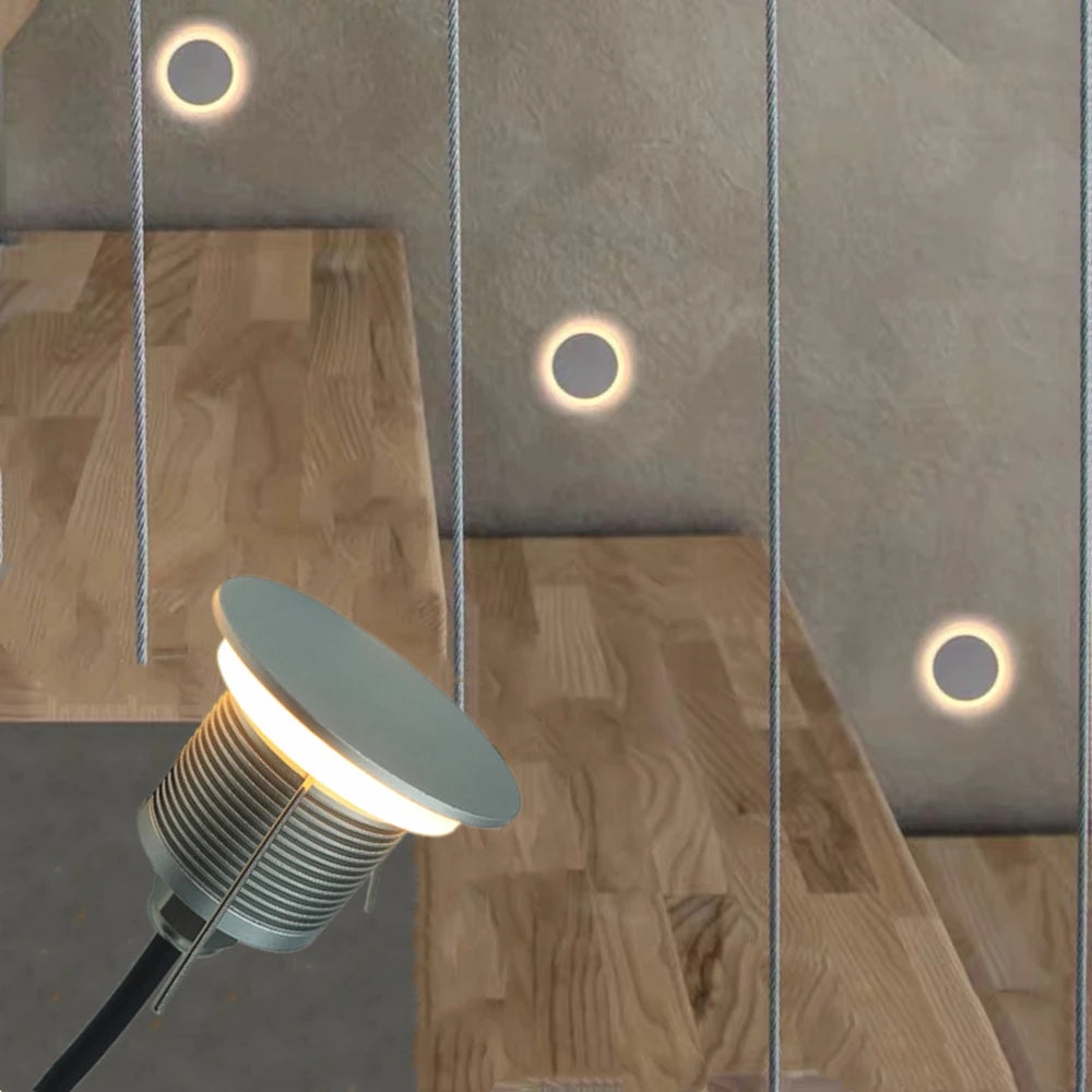 IP67 LED Staircase Wall Lamp Outdoor Waterproof Garden Decorative Stairs Wall Light Porch Corridor Sconce Walkway Lights 12V 24V