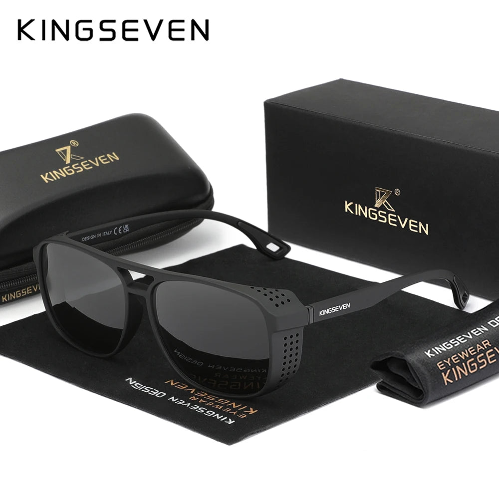 KINGSEVEN Brand 2025 New Sunglasses Retro UV400 Polarized Women Men Glasses Fashion TR90 Outdoor Eyewear