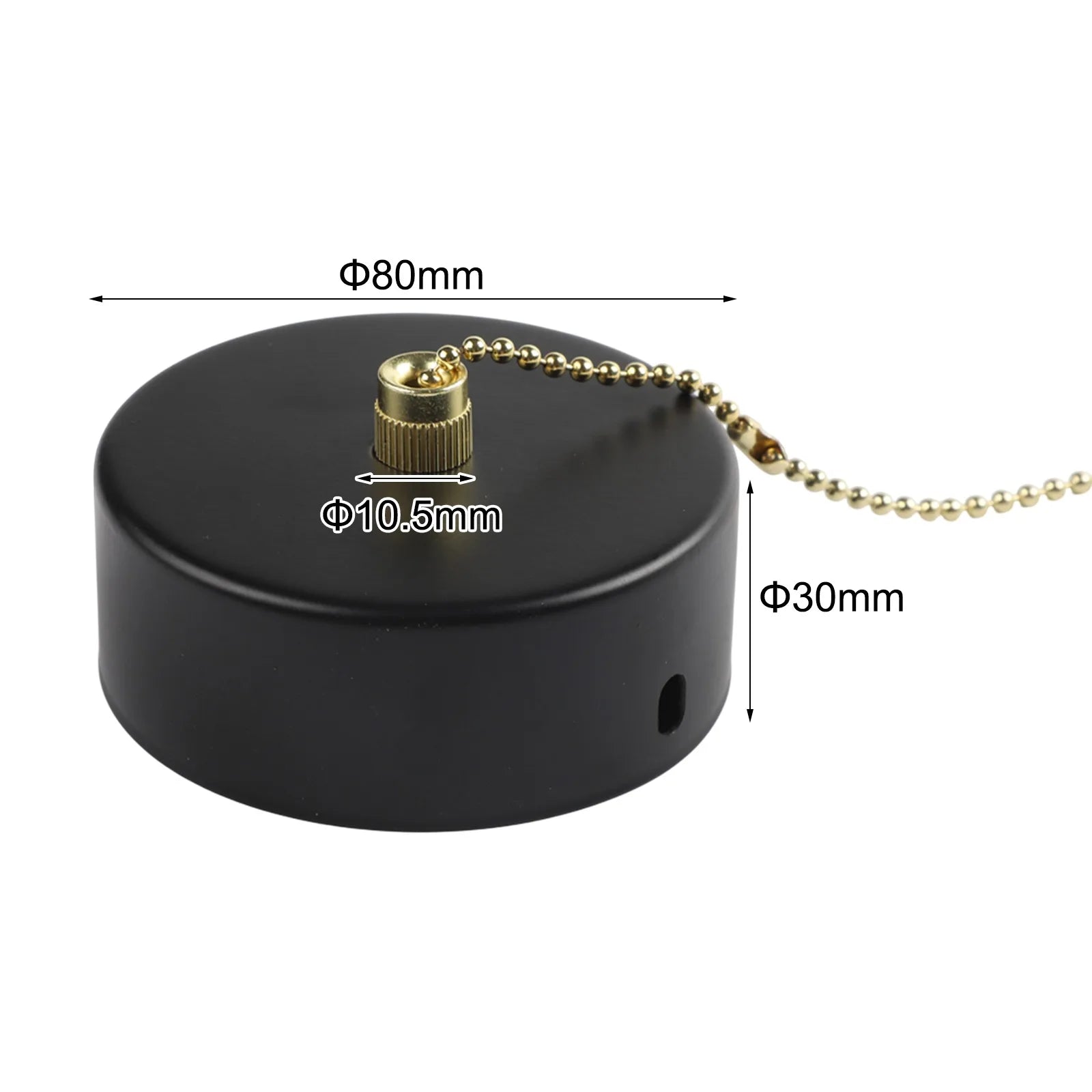 Luxury Bathroom Decor Switch Button Modern Light Switch Gold Pull Cord Light Switch Sophisticated Bathroom Decor