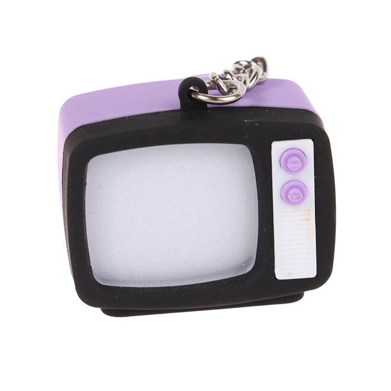 Creative Mini Retro Television Keychain Miniature Television Tv Model Toy Creative Children Toy Keychain Pendant