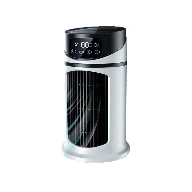 New Portable Mini Air Conditioner Air Cooler Fan Water Cooling Fan Air Conditioning Air Cooler For Office Mobile Air Conditioner