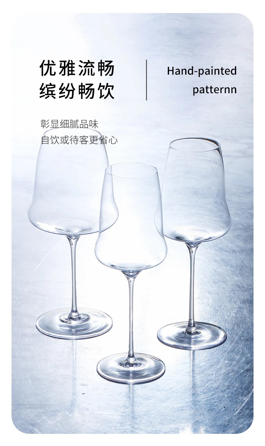 Transparent Thin Cloud Red Wine Glasses Goblets Light Luxury Crystal Glasses Burgundy Wine Glasses Champagne Glasses Thin Stems
