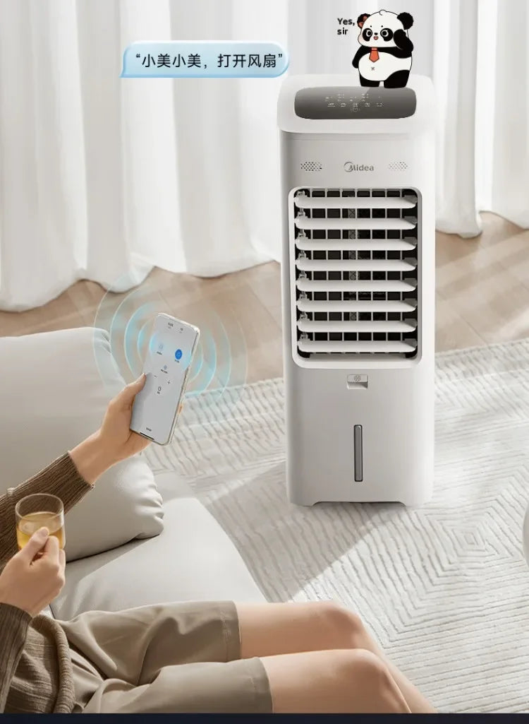 2026 New Portable Evaporative Air Cooler Water Cooling Fan Cold Wind Air Conditioner Fan for Home Dormitory Office Use