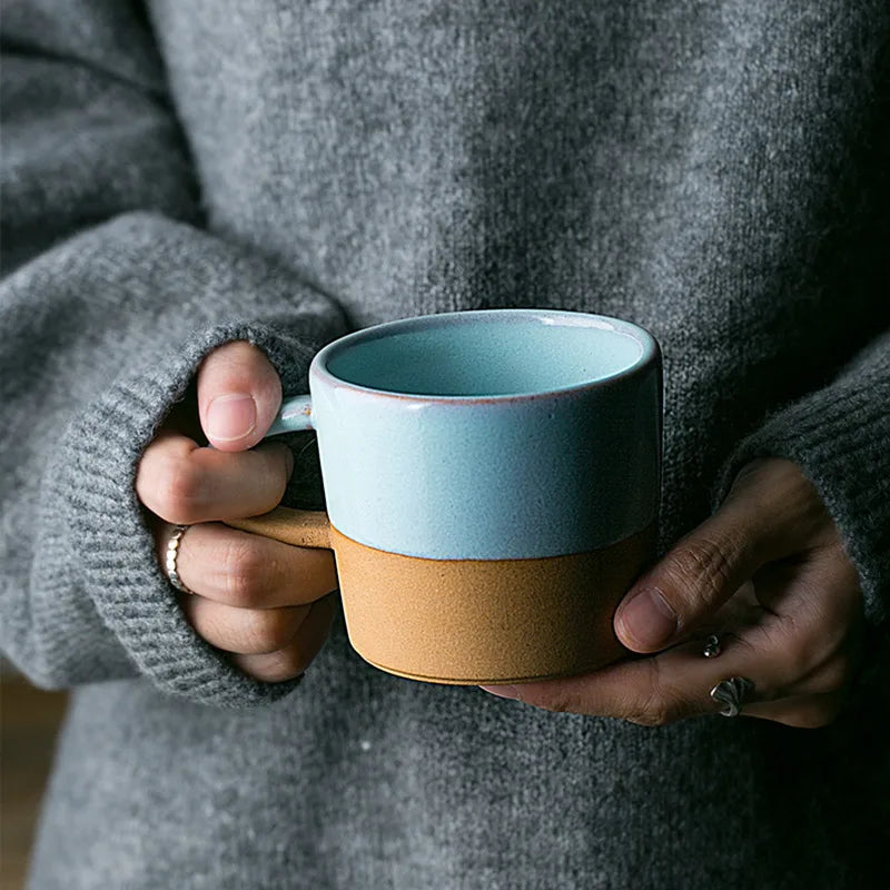 Nordic Style Ceramic Mug Creative Tea Cup Water Cup Simple Home Use Drinking Cup Afternoon Tea Coffee Cup for Adults