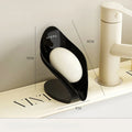 Modern Light Luxury Bathroom Soap Holder - Multi-Functional Countertop Storage Box with Self-Draining Design & Leak-Proof Base