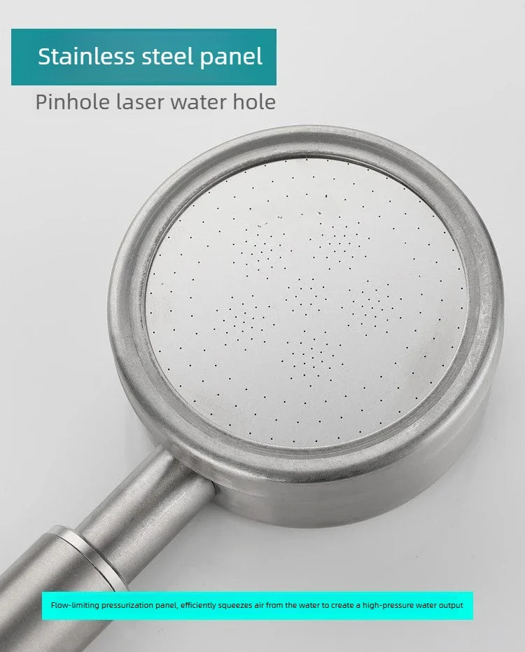 304 Stainless Steel Surface Shower Set Hot and Cold Switch Brushed Water Mixing Valve Faucet