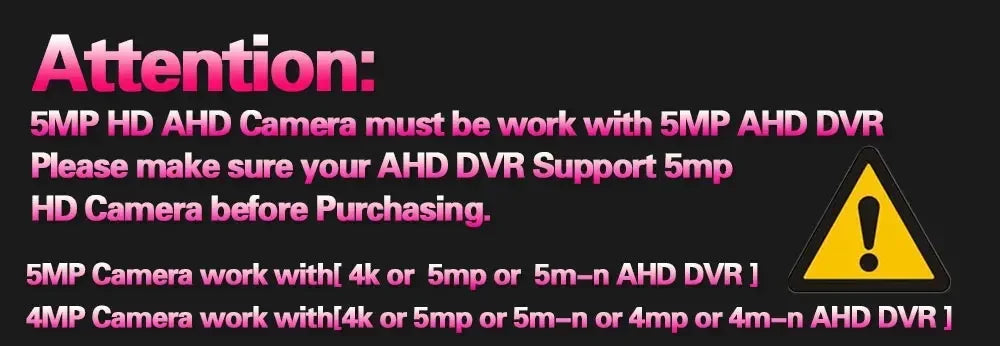 4K AHD Camera Full Color Night Vision CCTV Security Surveillance 8MP Outdoor Waterproof Analog Digital Video 5mp Home Camera