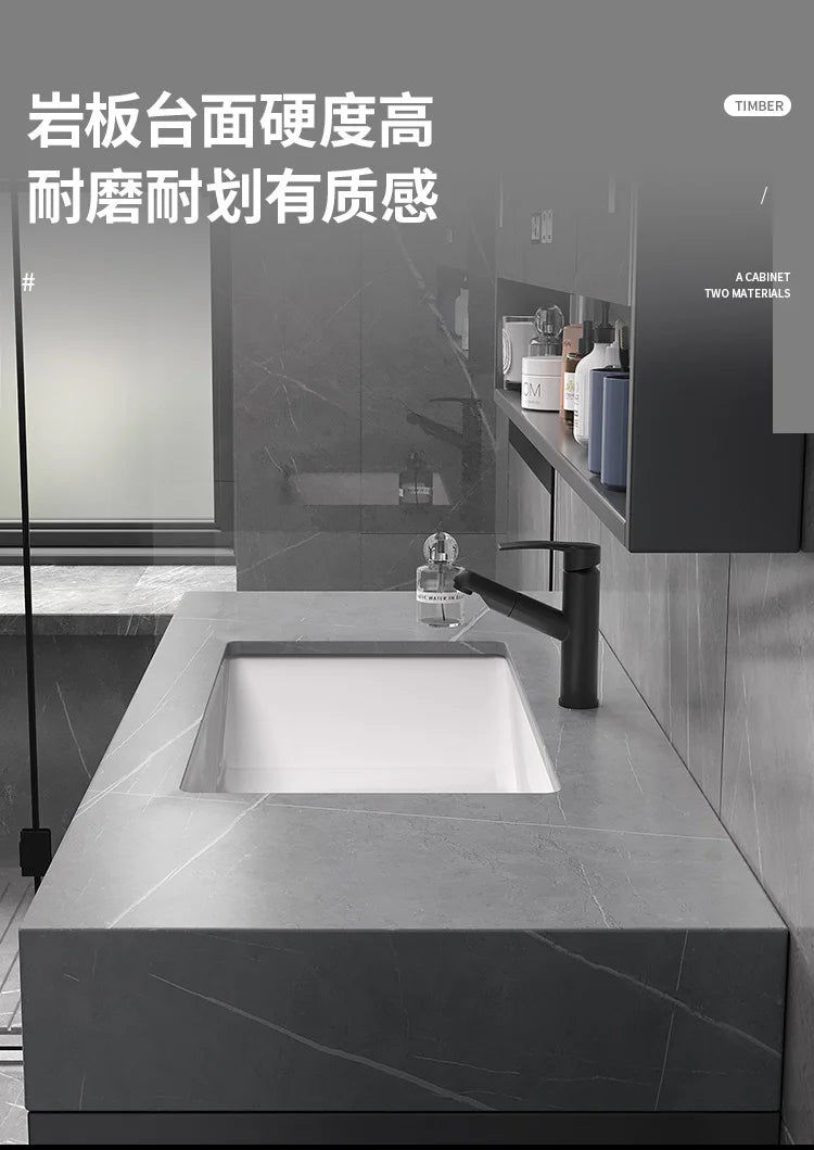Washbasin Floor Bathroom Cabinets Vintage Drawer Light Toilet Bathroom Cabinets Intelligence Partition Mobiletto Bagno Furniture