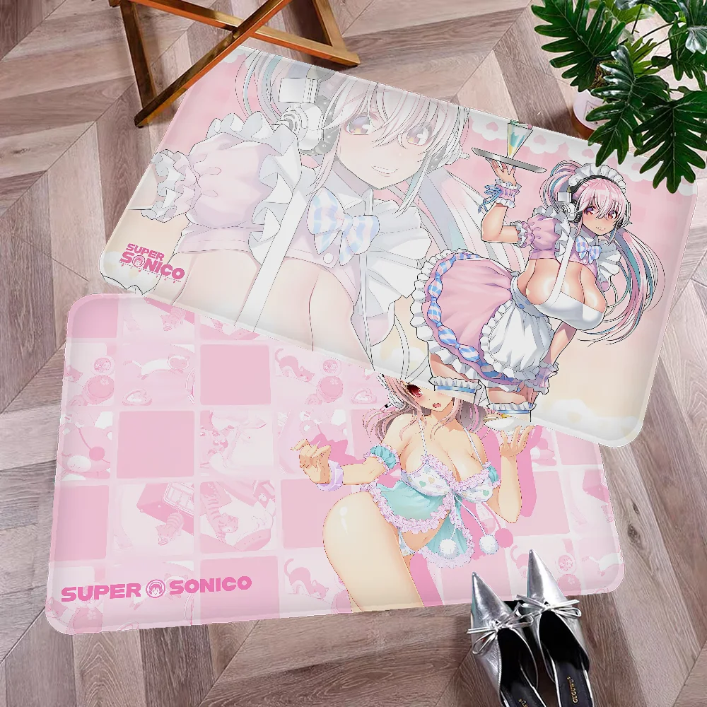 Super Sonico Manga Kitchen Mat Cheaper Anti-slip Modern Living Room Balcony Printed Modern Home Decor