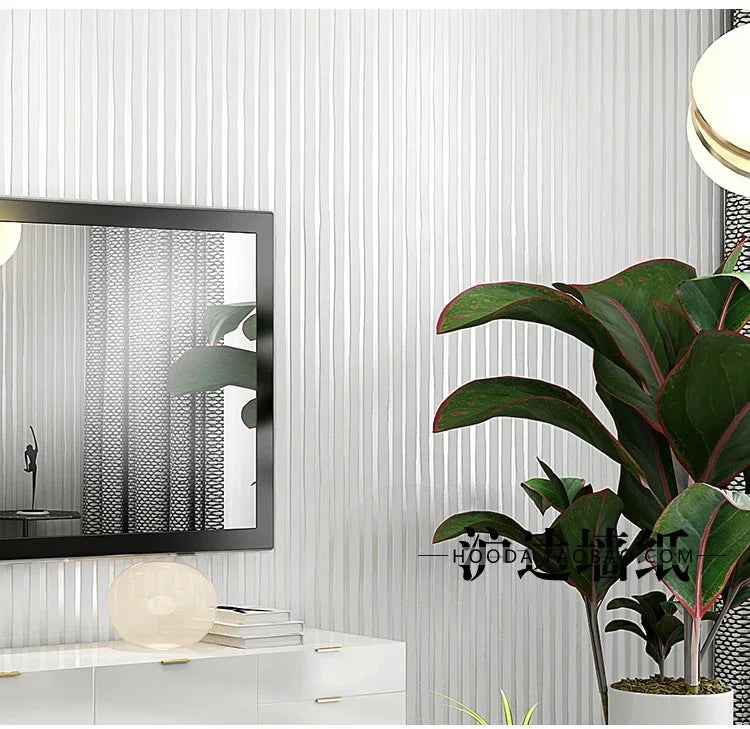 Modern Vertical Stripe Wallpaper Pink Blue Striped Living Room Decor TV Wallpapers 3d Elegant Home Decoration Wall Papers