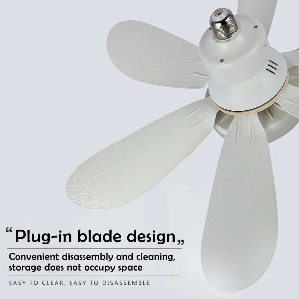 E26 E27 Base Home-use LED Ceiling Fan Light Wireless Remote Smart Fan Light 42cm 52cm Ceiling Fan for Room Office Study Kitchen