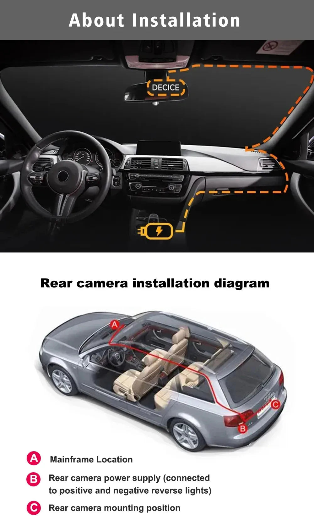 4K 3840*2160P Dash Cam Carplay Android-Auto Car DVR Dual Len 5G Wifi GPS BT FM Video Drive Recorder Stream Mirror Dashcam Camera