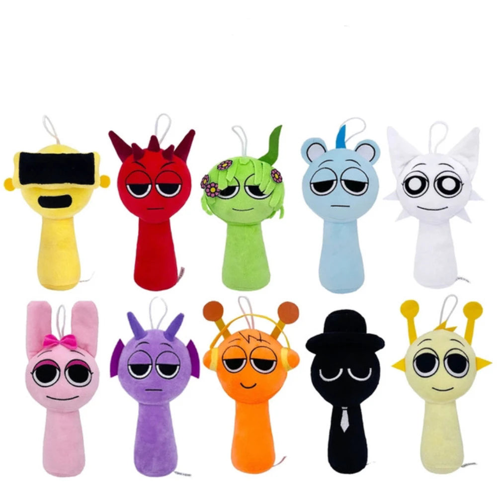 Sprunki Plush Toys Sprunki Plushie Sprunki Soft Game Cartoon Pillow Kids Birthday Gifts Stuffed Dolls Christmas Gift