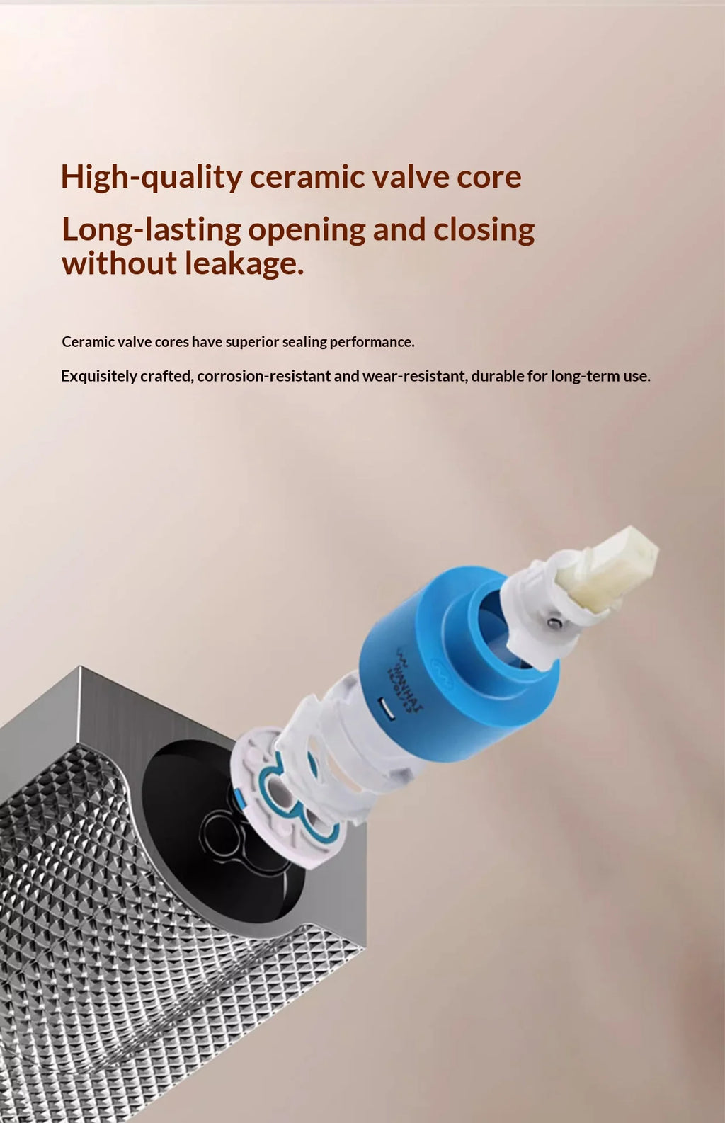 Shower faucet, hot and cold mixing valve, bathroom switch three-way bathtub faucet, shower faucet