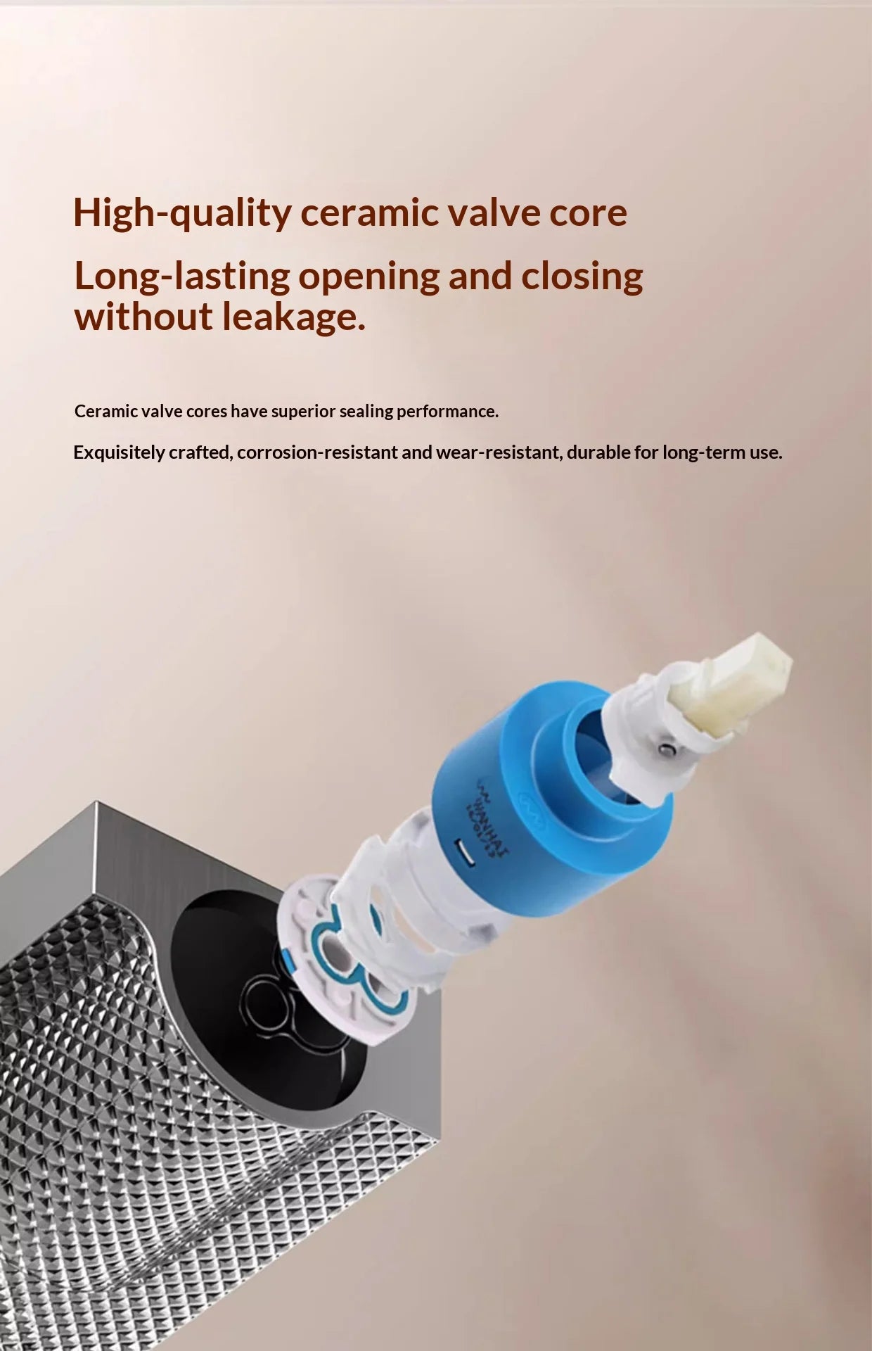 Shower faucet, hot and cold mixing valve, bathroom switch three-way bathtub faucet, shower faucet