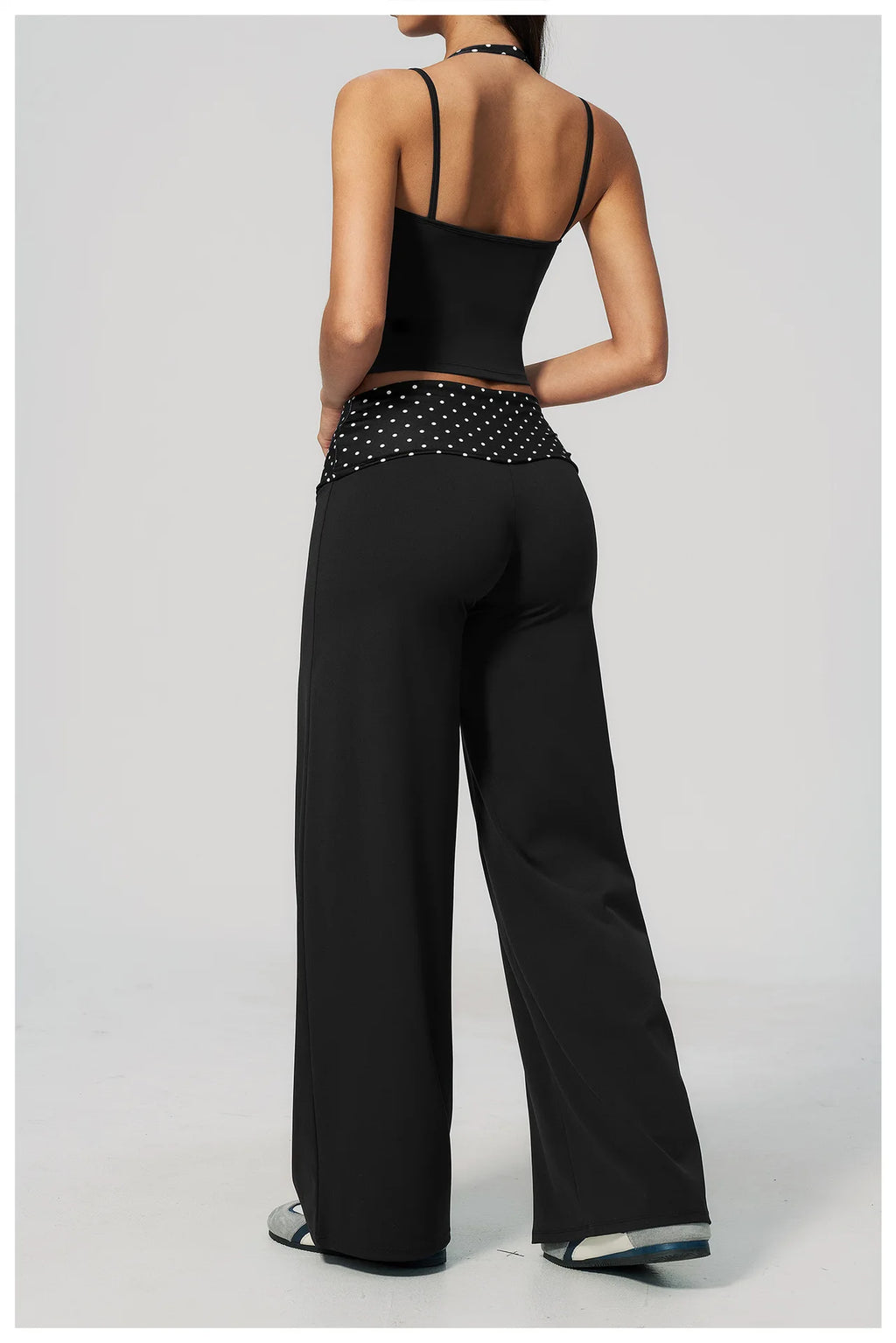 Summer 2PCS Yoga Set Women's Tracksuit Fashion Polka Dot And Striped Workout Sets Gym Outfits High Waist Butt Lift Yoga Clothes
