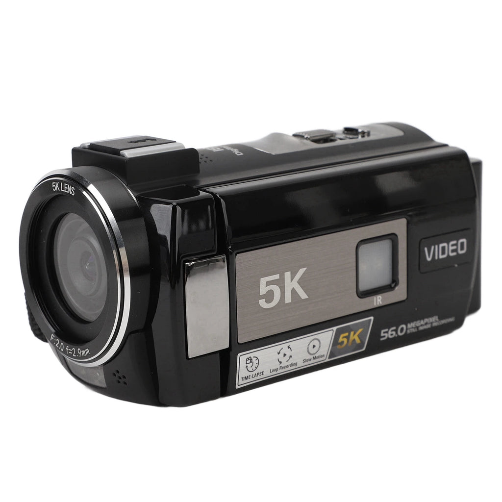 HX-20 5K Video Camera Camcorder HD WiFi Digital Camera 3.0in Touchscreen 56MP Vlog Camera 18X Digital Zoom Anti Shake