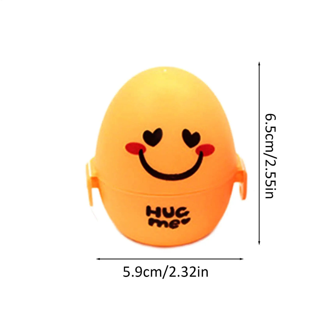 1pc Portable Egg Container Cartoon Storage Box Egg Protection Cover Kitchen Gadgets for Picnic Outdoor Travel Barbecues Home