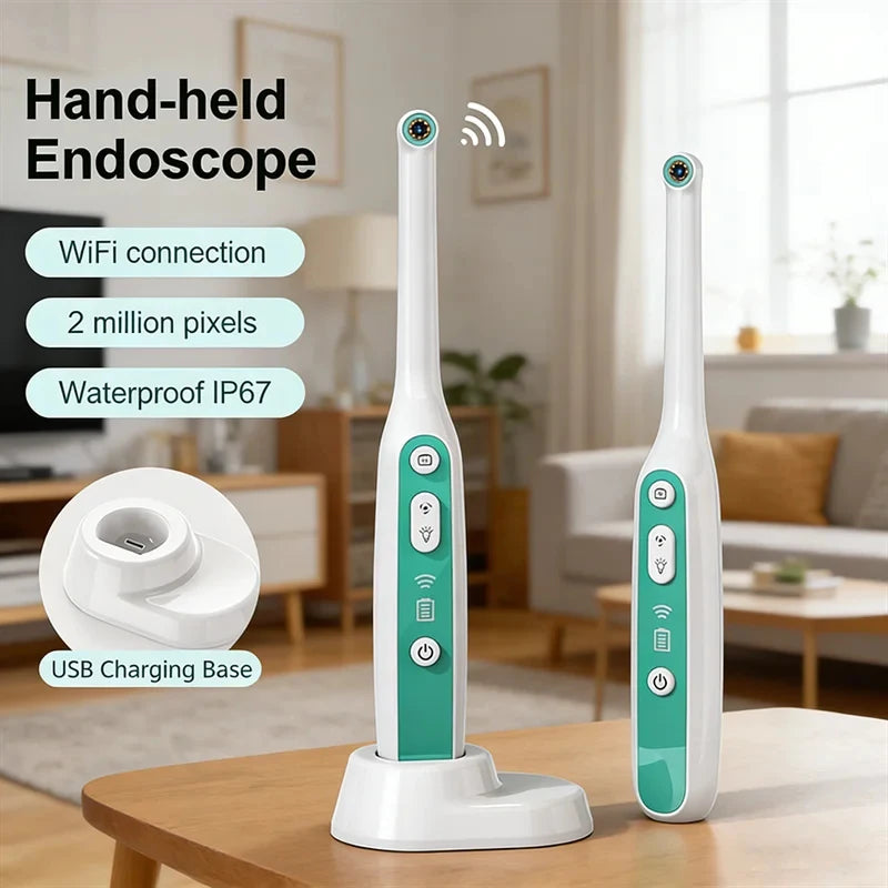 Endoscope Camera With 8 Adjustable LED Lights Visual Endoscope Camera Compatible With Android And IPhone,For Individuals Pet