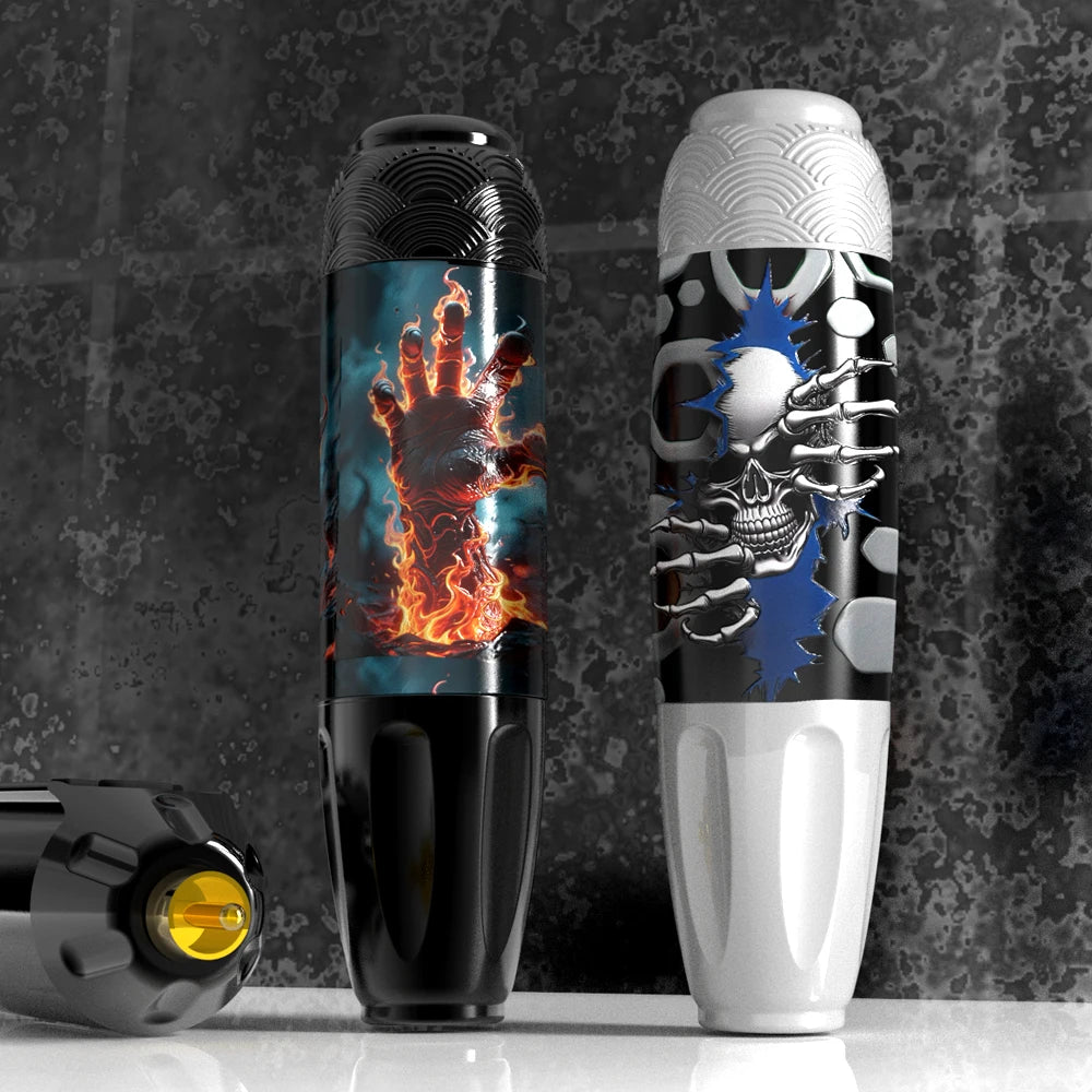 Goldplume Brand New Tattoo Gun Set, Rotary Tattoo Kit, Includes Power Supply, Cartridge Tattoo Needles, Suitable for Beginners and Professional Tattoo Artists
