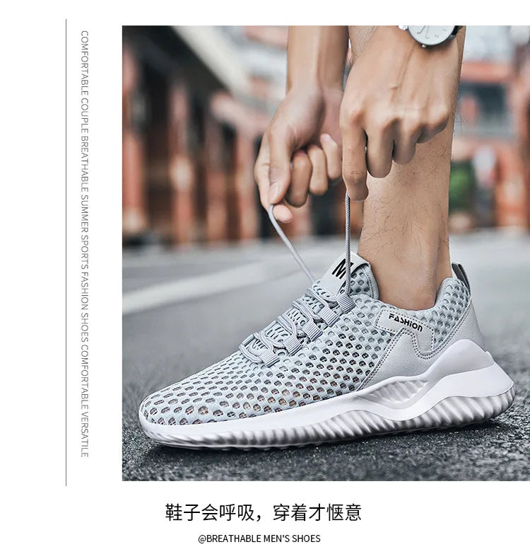 2026 Summer Men's Loafers Walking Mesh Breathable Summer Comfortable Casual Shoes Sneakers Zapatillas Hombre Men Running shoes
