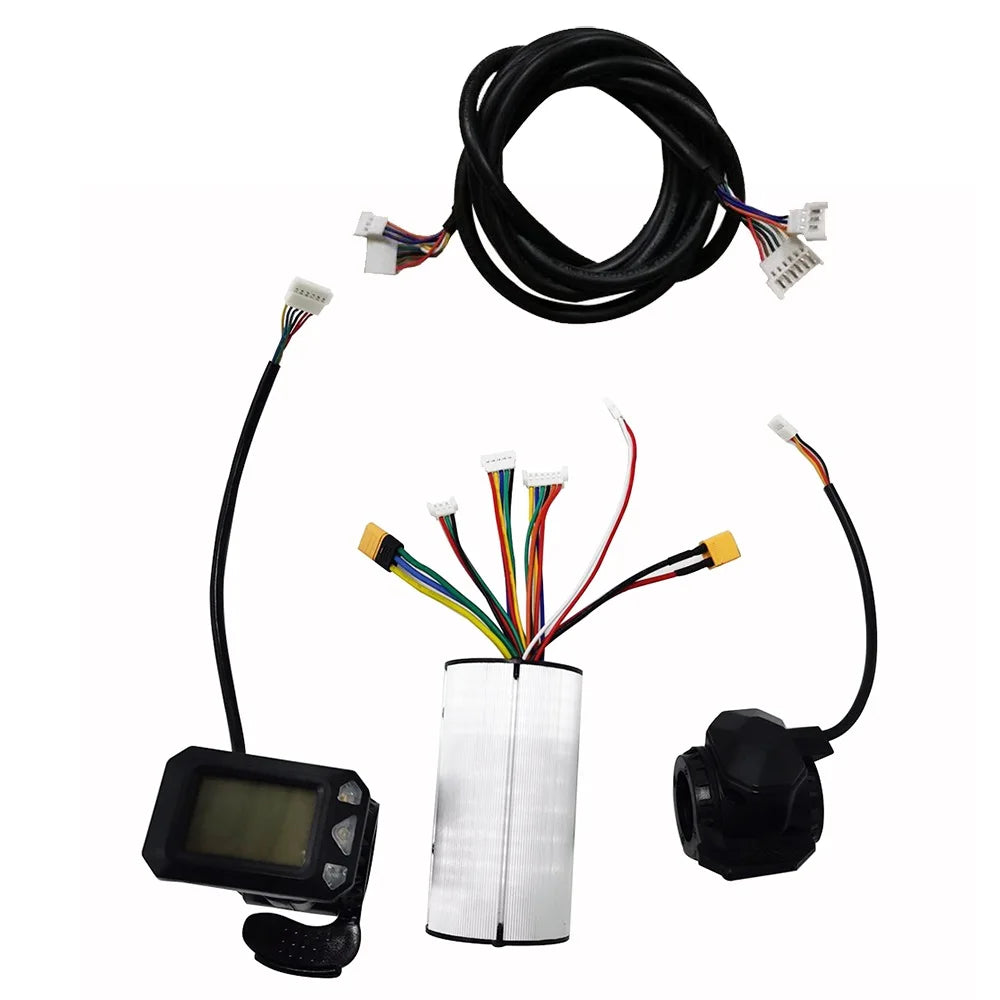 Reliable Electric Scooter Controller with LCD Display and Advanced EABS Brake System Fits Various Wheel Sizes and Power Ratings