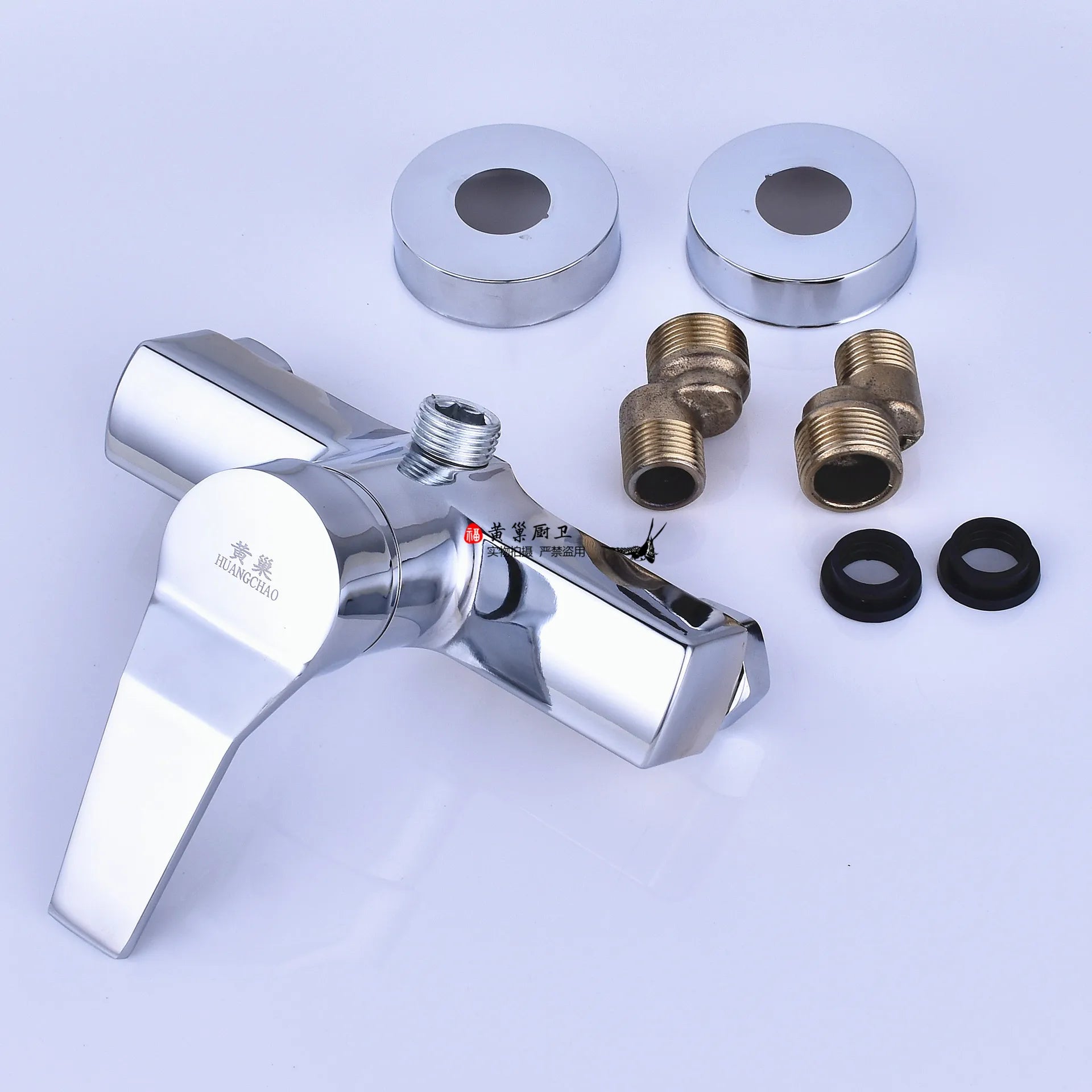 Brass Shower Faucet Mixer Valve Set with Shower Head and Hidden Switch for Bathroom Hot and Cold Water Tap  Bath
