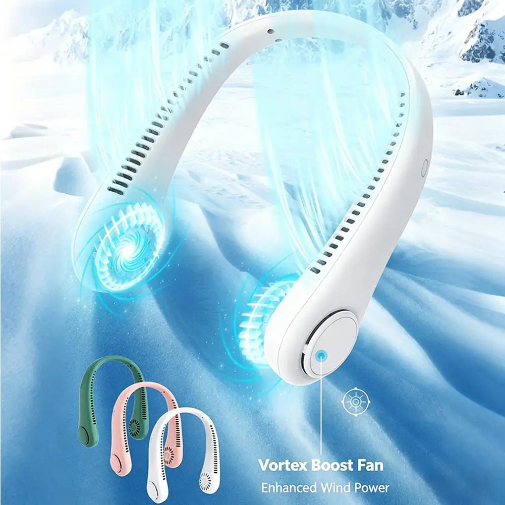 Hanging Neck Fan For Outdoor Portable Cooling Lazy Person Mini Hanging Neck Small Fan Bladeless Small Fan